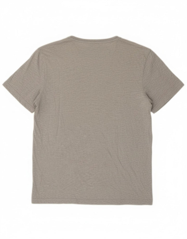 Camiseta feminina Chaps Top cinza médio algodão