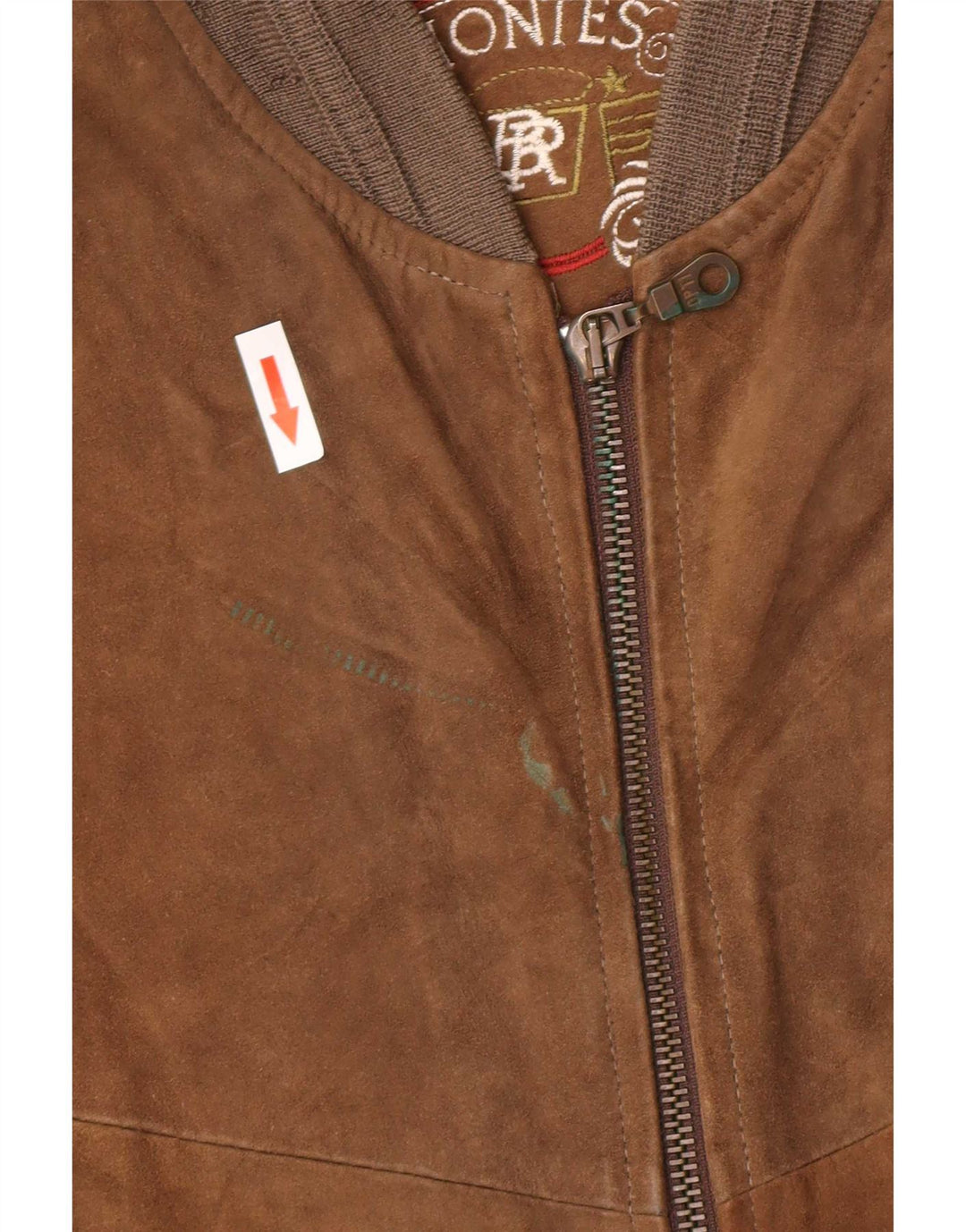 Jaqueta bomber masculina Montes camurça EU 52 XL couro marrom