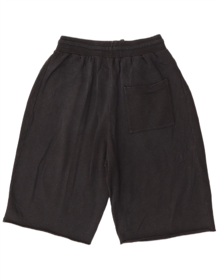 Zara Bermuda esportiva masculina bermuda média preta