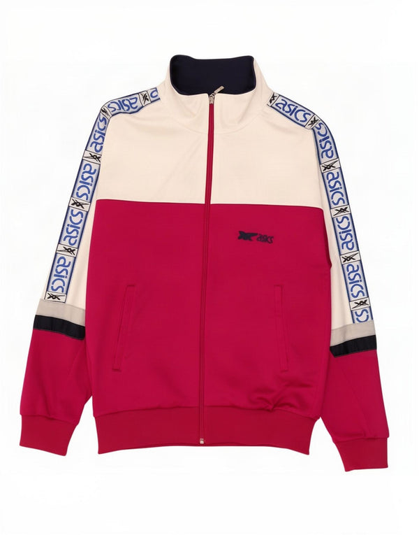 Jaqueta Asics Feminina Graphic Tracksuit Top IT 48 XL Rosa Colorblock