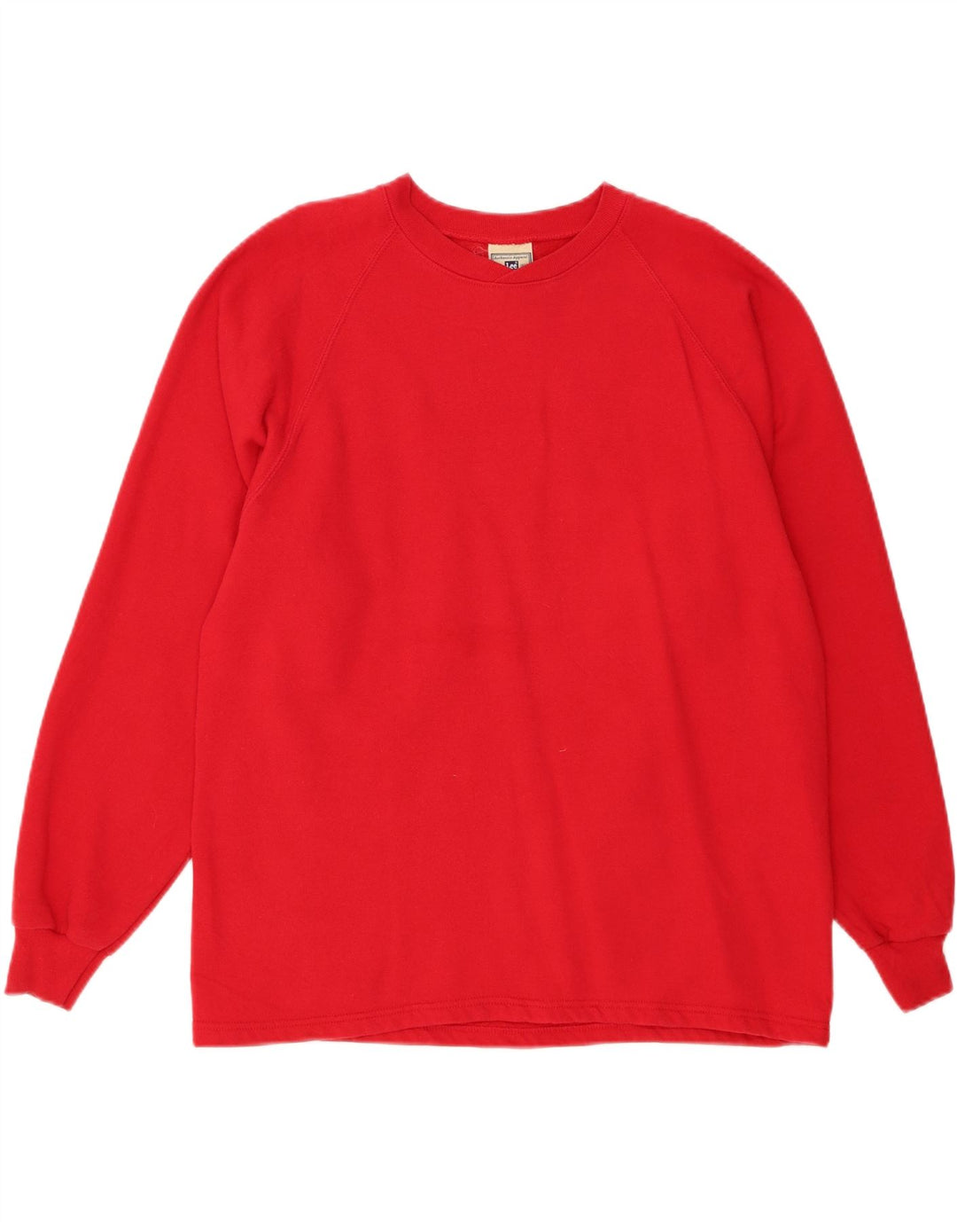 LEE Mens Sweatshirt Jumper Medium Red Cotton Vintage Lee and Second-Hand Lee from Messina Hembry 