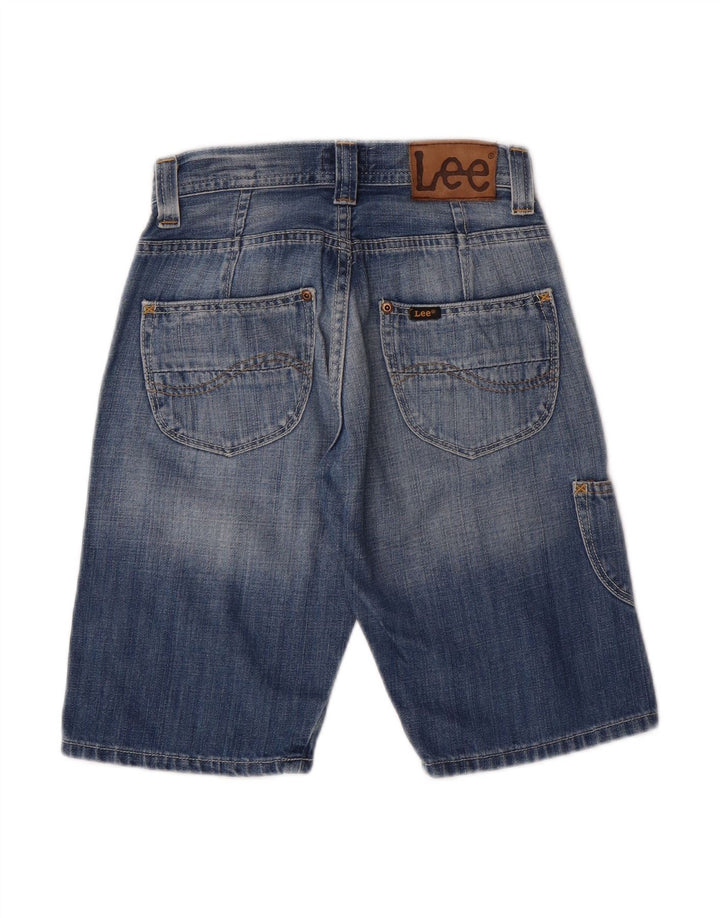 Shorts jeans LEE Boys 10-11 anos W24 azul algodão