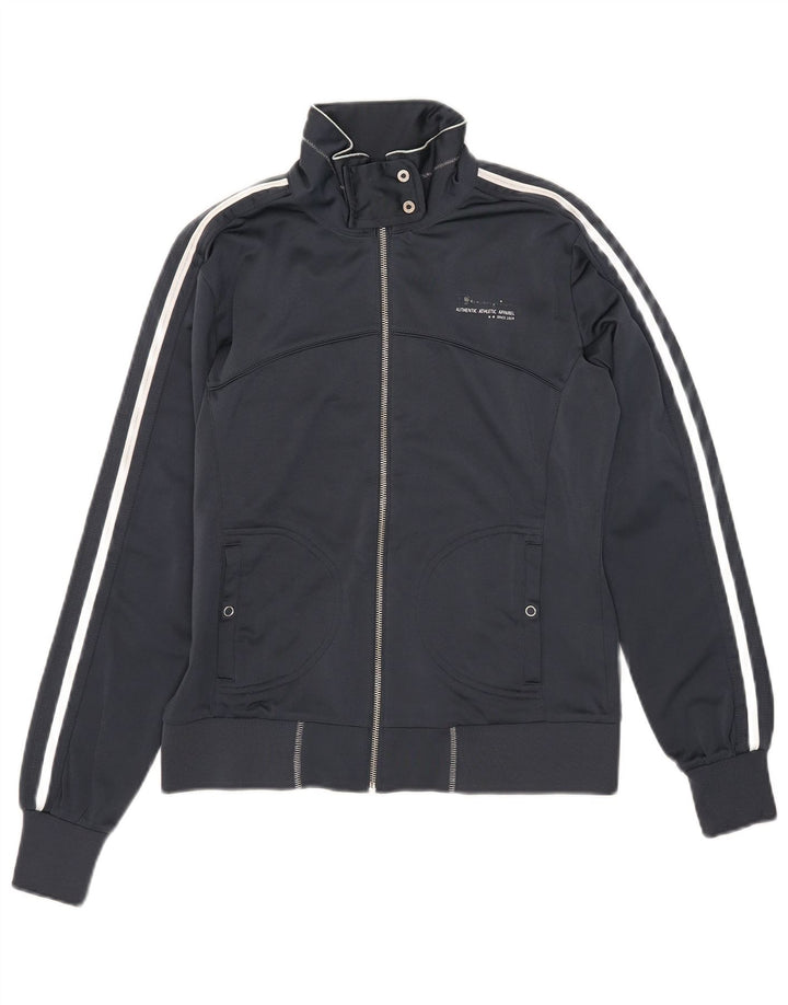 Jaqueta feminina Champion Heritage Fit Tracksuit UK 14 Médio Azul Marinho