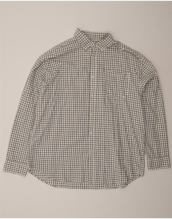 Camisa masculina Jack & Jones 2XL algodão guingão branco