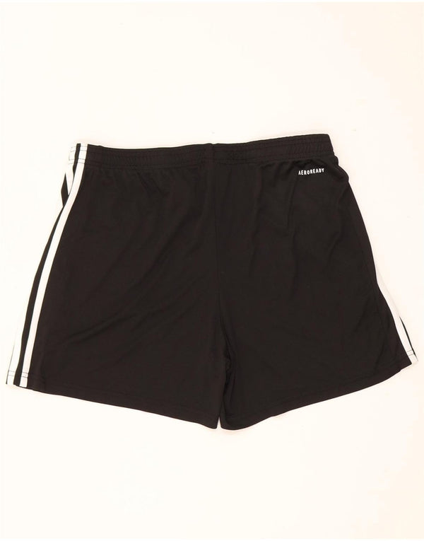 Adidas Womens Aeroready Sport Shorts Reino Unido 16/18 Grande Poliéster Preto