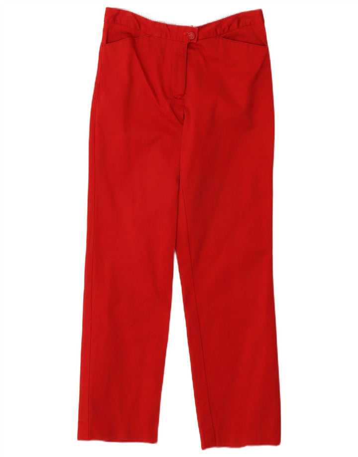 Calça feminina casual TOMMY HILFIGER W25 L27 algodão vermelho