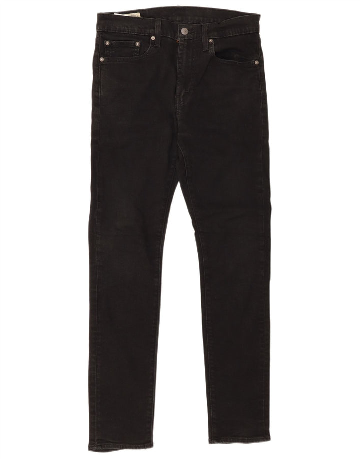 Levi's Masculino 501 Slim Jeans W31 L32 Algodão Preto