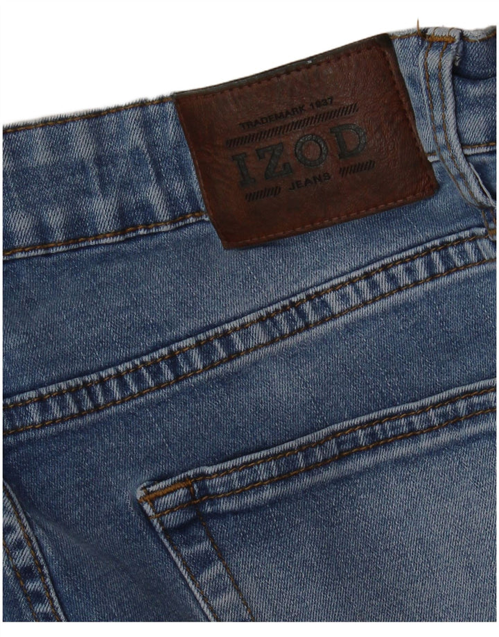 IZOD Masculino Comfort Stretch Slim Jeans W30 L29 Azul
