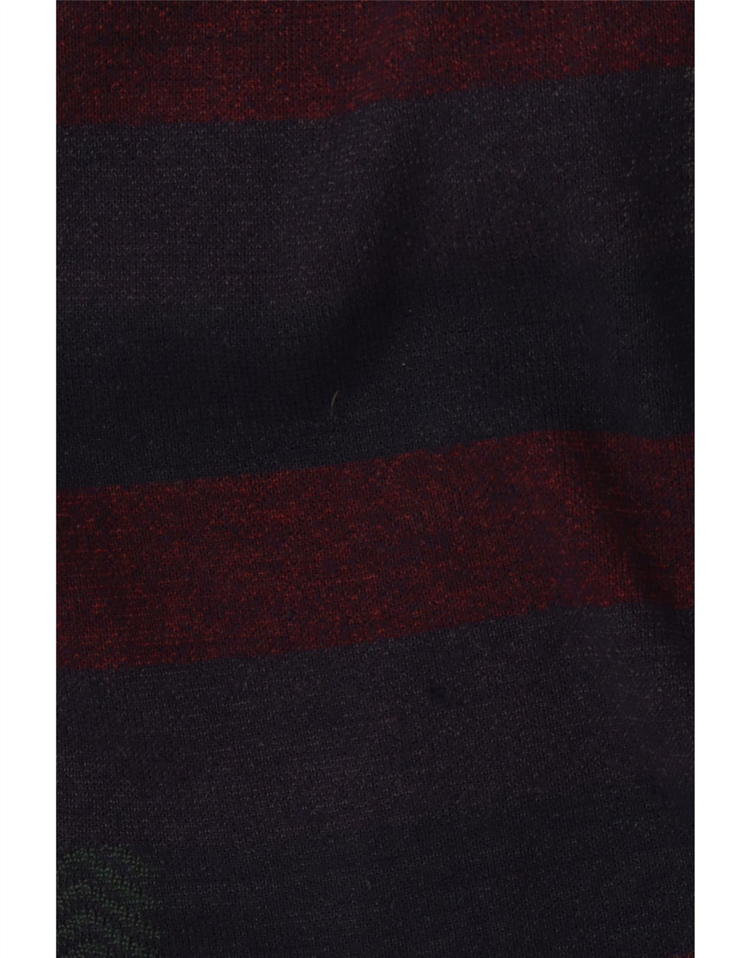 PIERRE SANGAN Suéter cardigã masculino XL lã listrada azul marinho