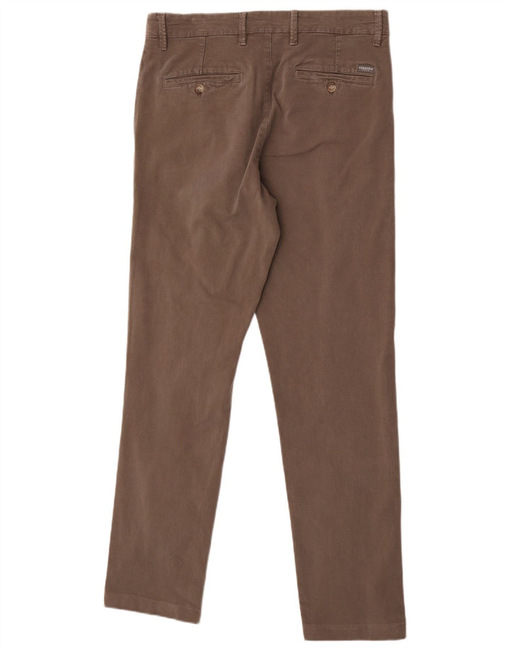 Calça Carrera Mens Slim Chino IT 48 Médio W33 L31 Algodão Cinza