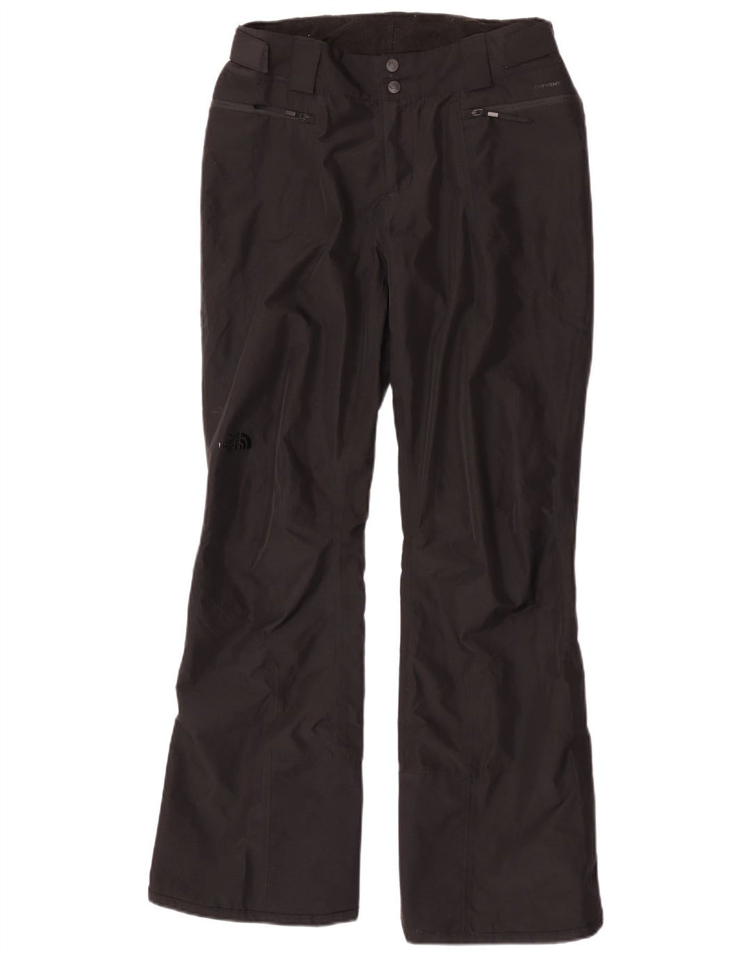 Calça corta-vento feminina The North Face Bootcut médio W28 L32 preta
