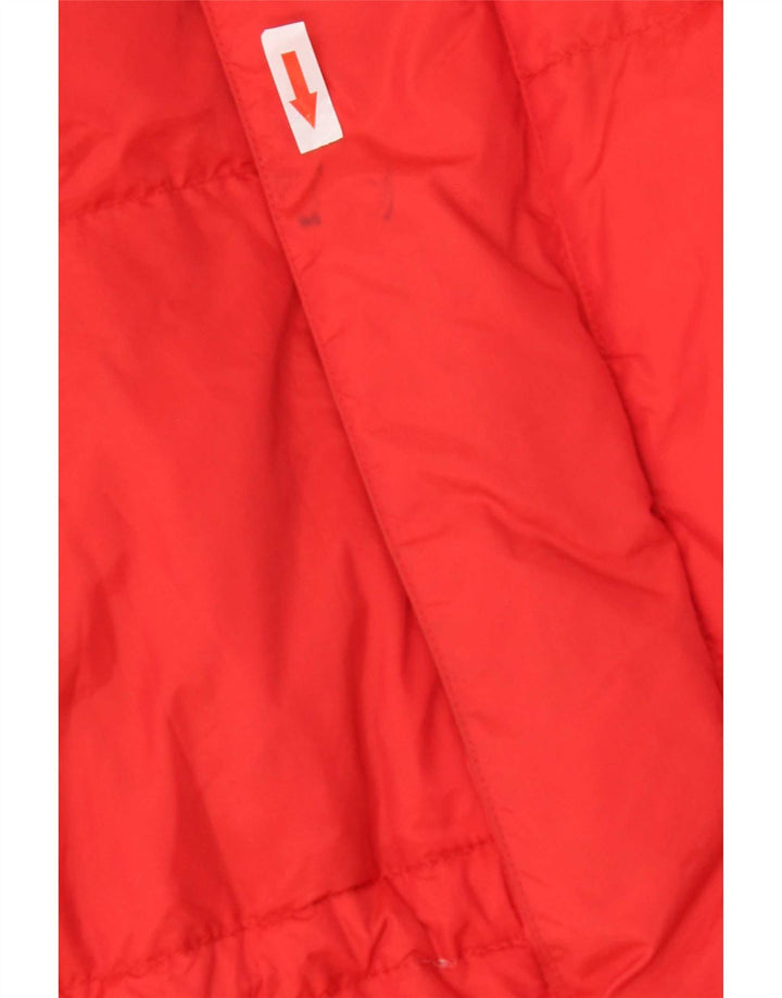 Jaqueta masculina acolchoada com capuz Kejo UK 36 pequena vermelha nylon