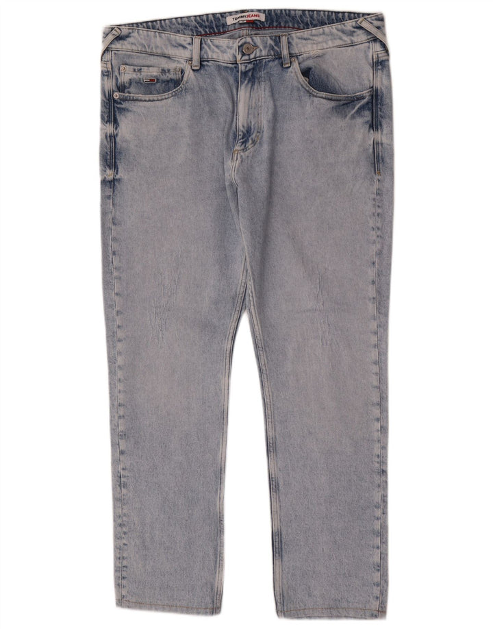 Tommy Hilfiger Masculino Slim Jeans W36 L29 Azul