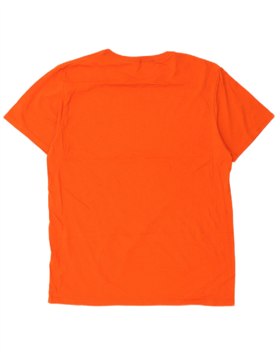 Russell Athletic Mens Camiseta Top Médio Algodão Laranja