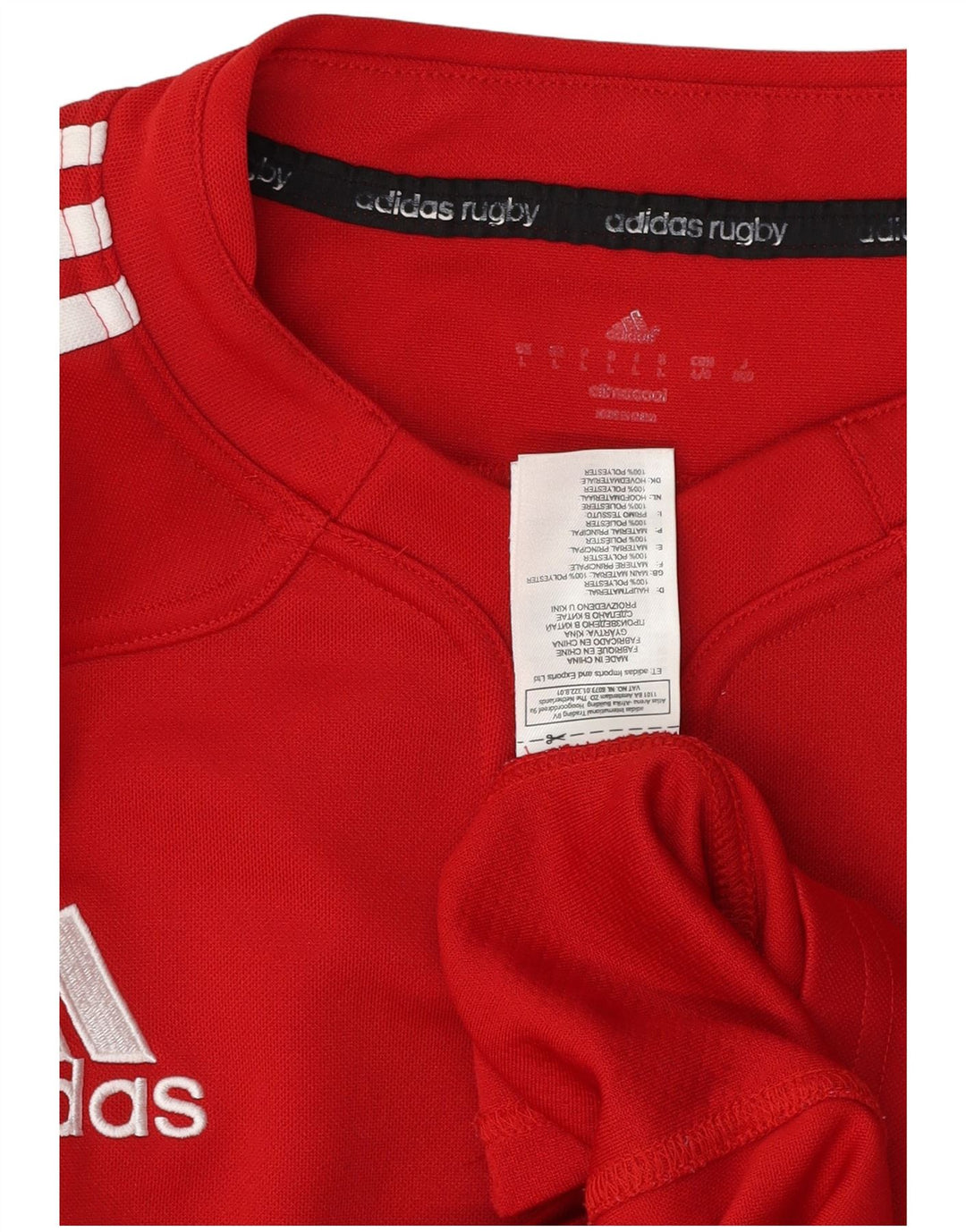 Adidas Mens Climacool Camiseta Top Grande Poliéster Vermelho