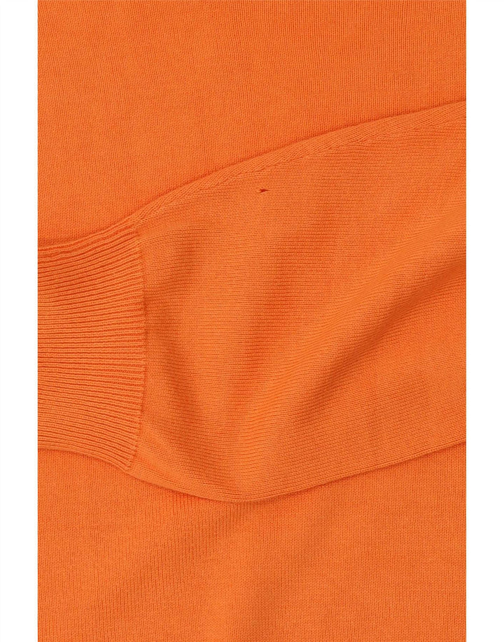 Suéter masculino Kappa com gola redonda XL laranja algodão