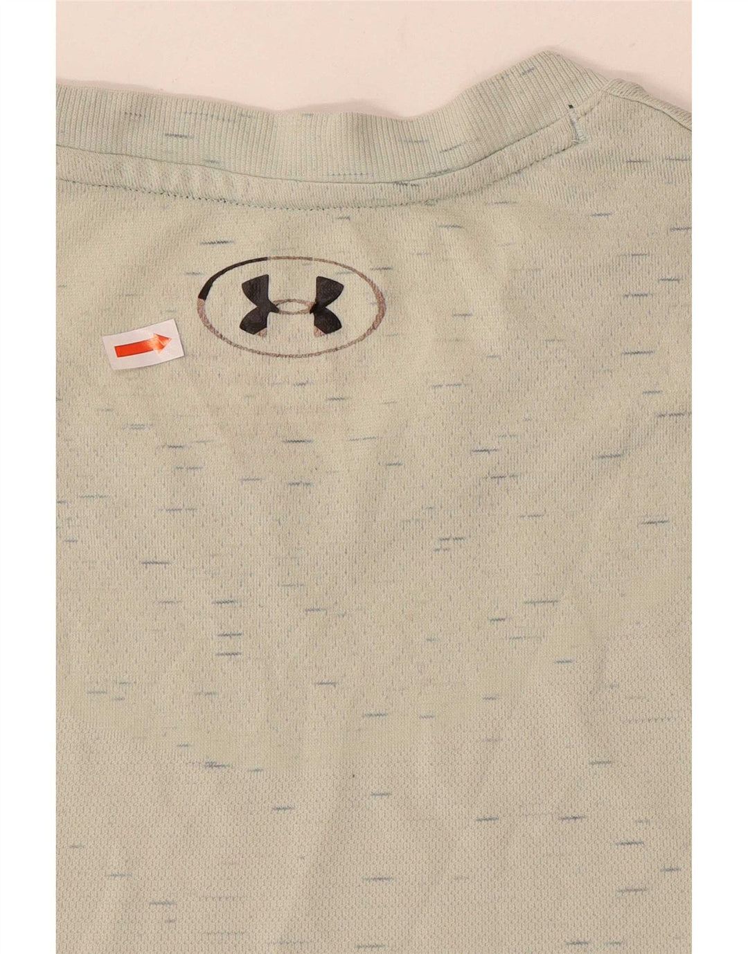 Camiseta masculina Under Armour Top médio azul manchado