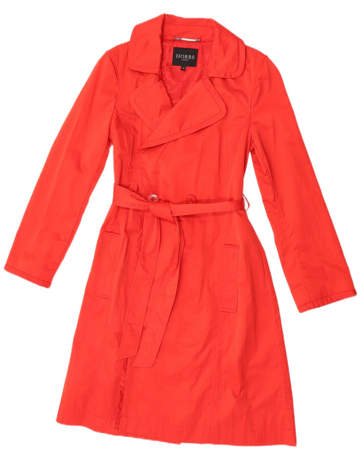 Casaco impermeável feminino HOBBS UK 10 pequeno poliéster vermelho