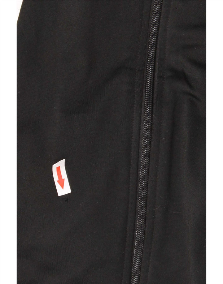 Casaco de treino Adidas Boys 12-13 anos preto poliéster