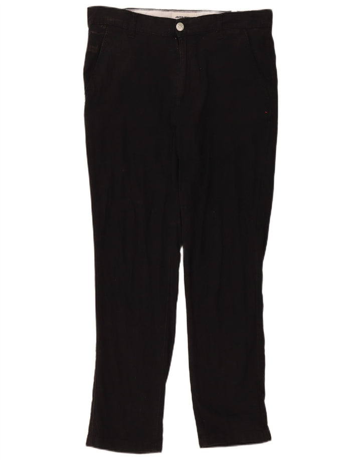 Calça Chino Masculina Slim Jack & Jones W30 L27 Poliéster Preto