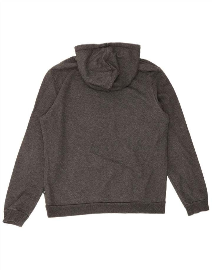 PUMA Mens Graphic Hoodie Jumper Médio Algodão Cinza