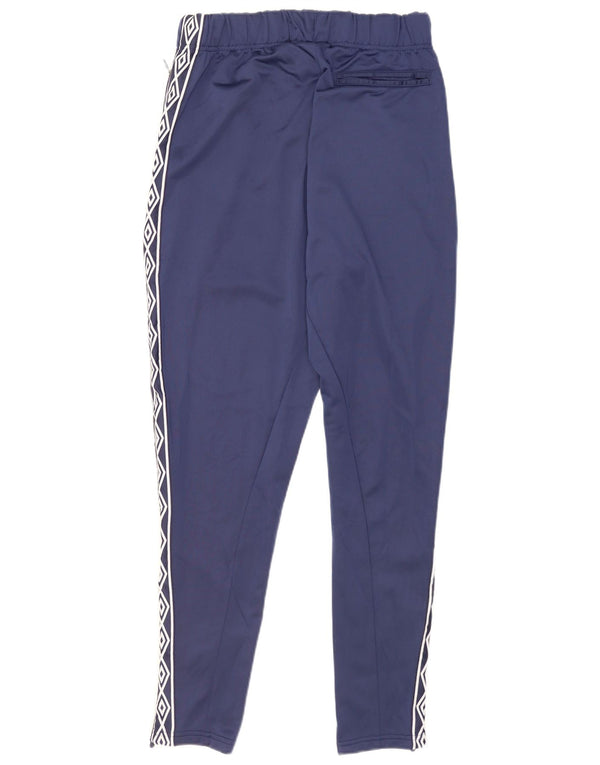 Calça de treino masculina Umbro Graphic azul marinho poliéster médio