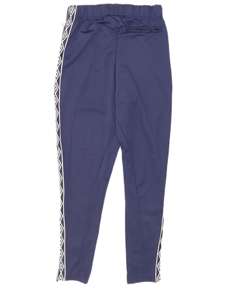 Calça de treino masculina Umbro Graphic azul marinho poliéster médio