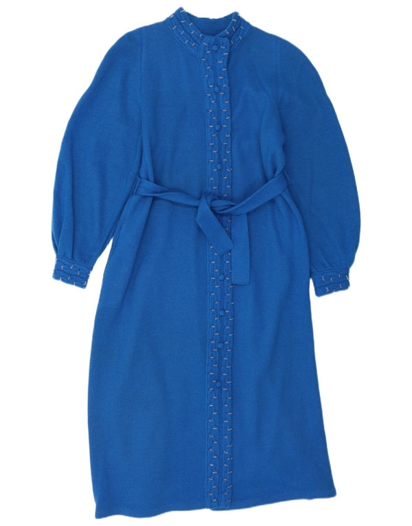 Vestido Jumper Vintage Feminino UK 18 XL Azul