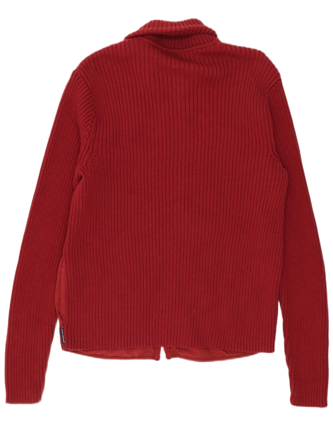 ARMANI EXCHANGE Suéter cardigã masculino médio vermelho nylon