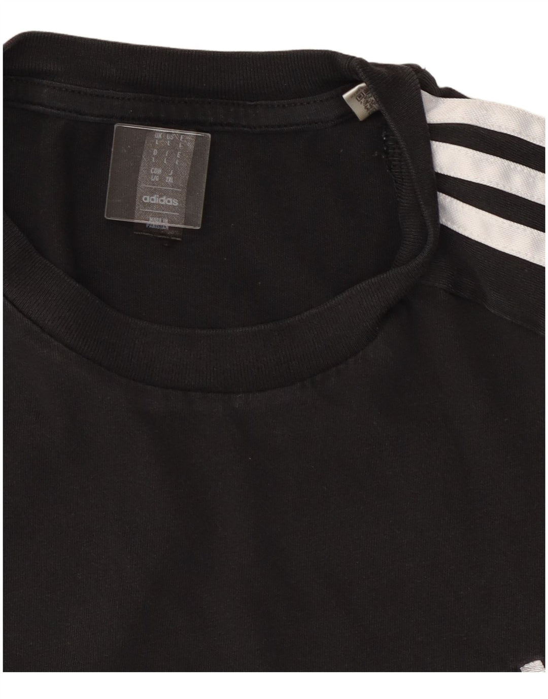 Adidas Mens Camiseta Top Grande Preto