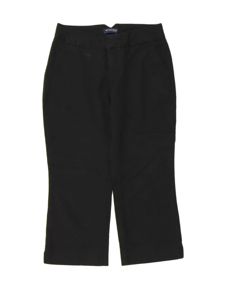 DOCKERS Womens Straight Capri Trousers W27 L31  Black Vintage Dockers and Second-Hand Dockers from Messina Hembry 