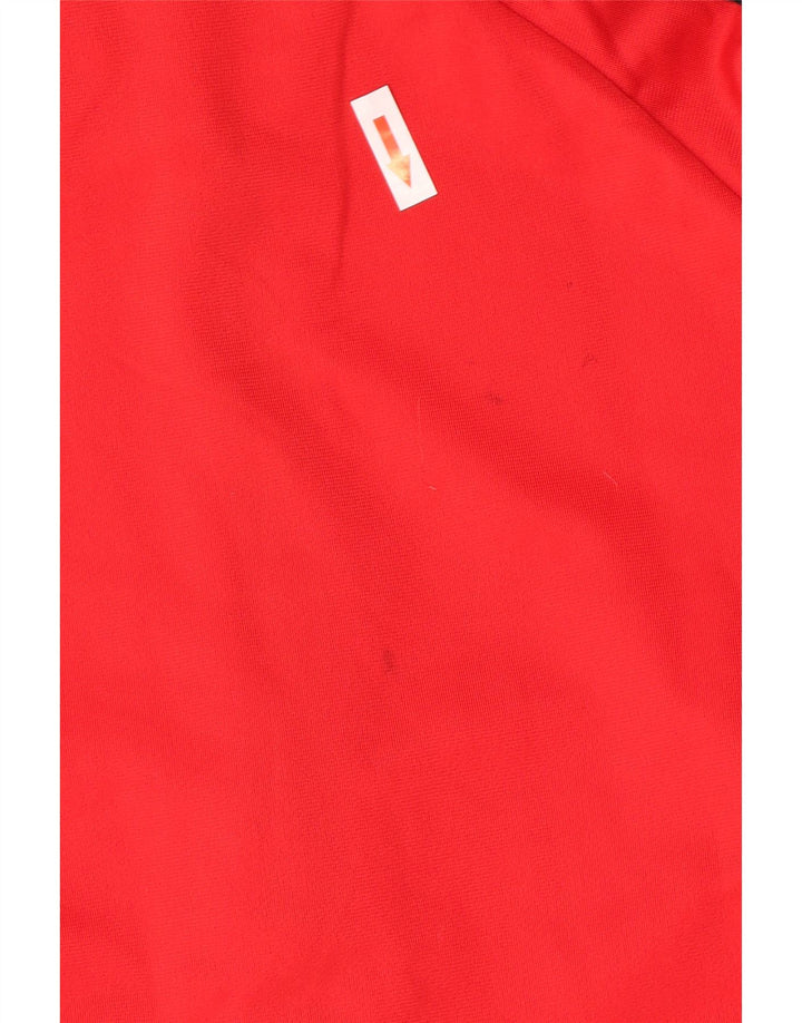 Jaqueta Kappa Boys Graphic Tracksuit 11-12 Anos Vermelho Colorblock