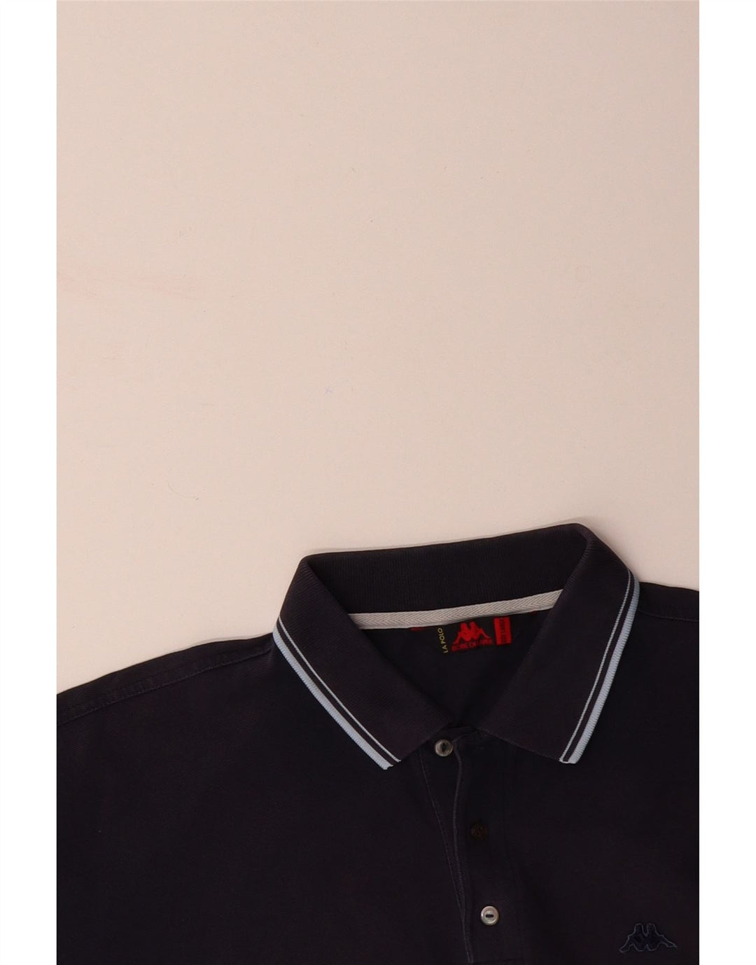 Camisa polo masculina KAPPA 3XL algodão azul marinho