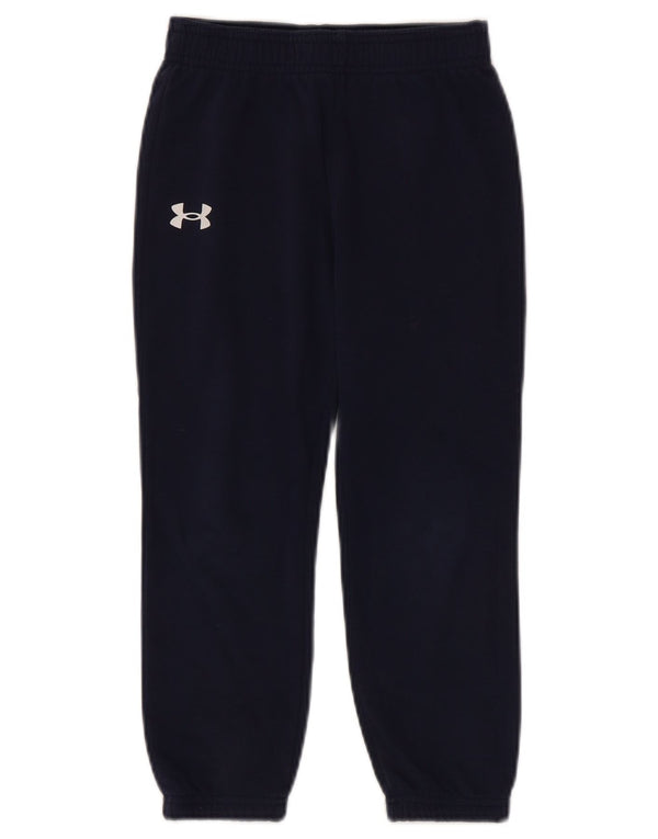 Calça de treino Under Armour Boys Joggers 5-6 anos azul marinho algodão
