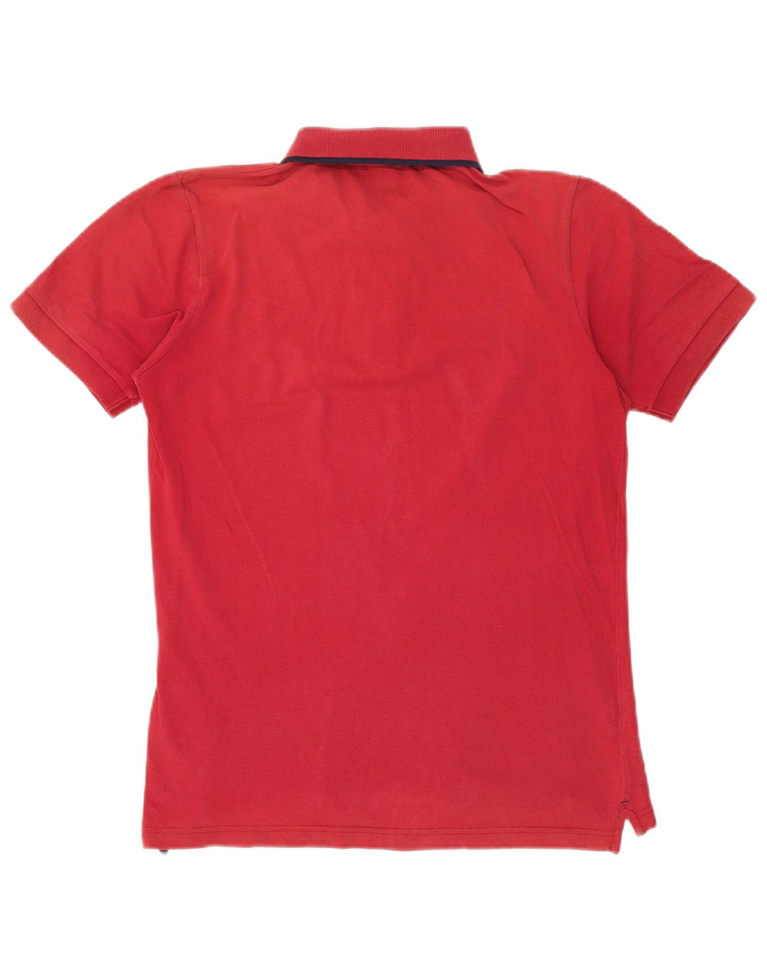 Camisa polo masculina SCHOTT grande algodão vermelho