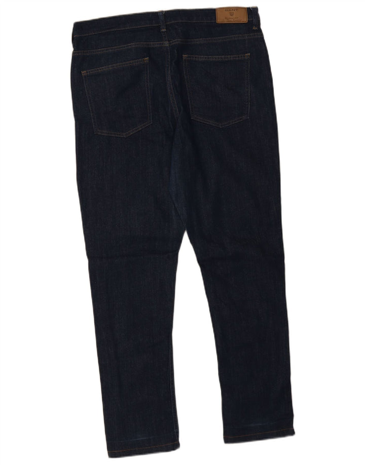 Jeans Slim Feminino Gant W32 L28 Azul Marinho