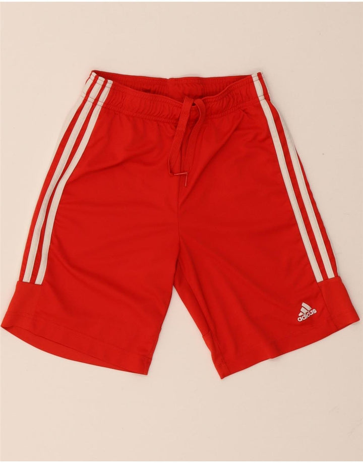 Calções desportivos Adidas Boys Aeroready 11-12 anos poliéster vermelho