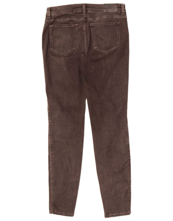 Jeans skinny de cintura média Massimo Dutti feminino EU 40 médio W30 L30 cinza