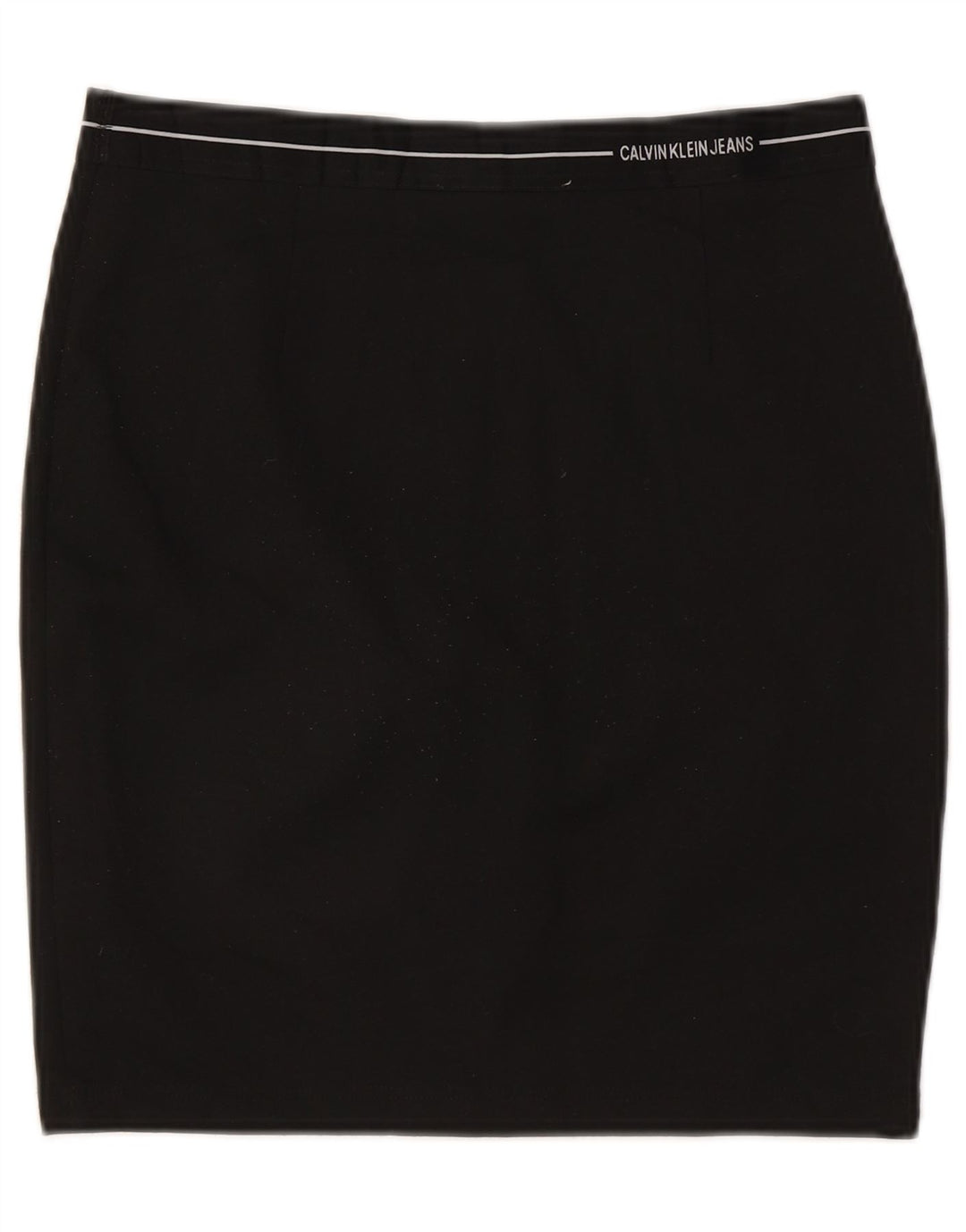 Saia lápis feminina CALVIN KLEIN grande W32 poliéster preto