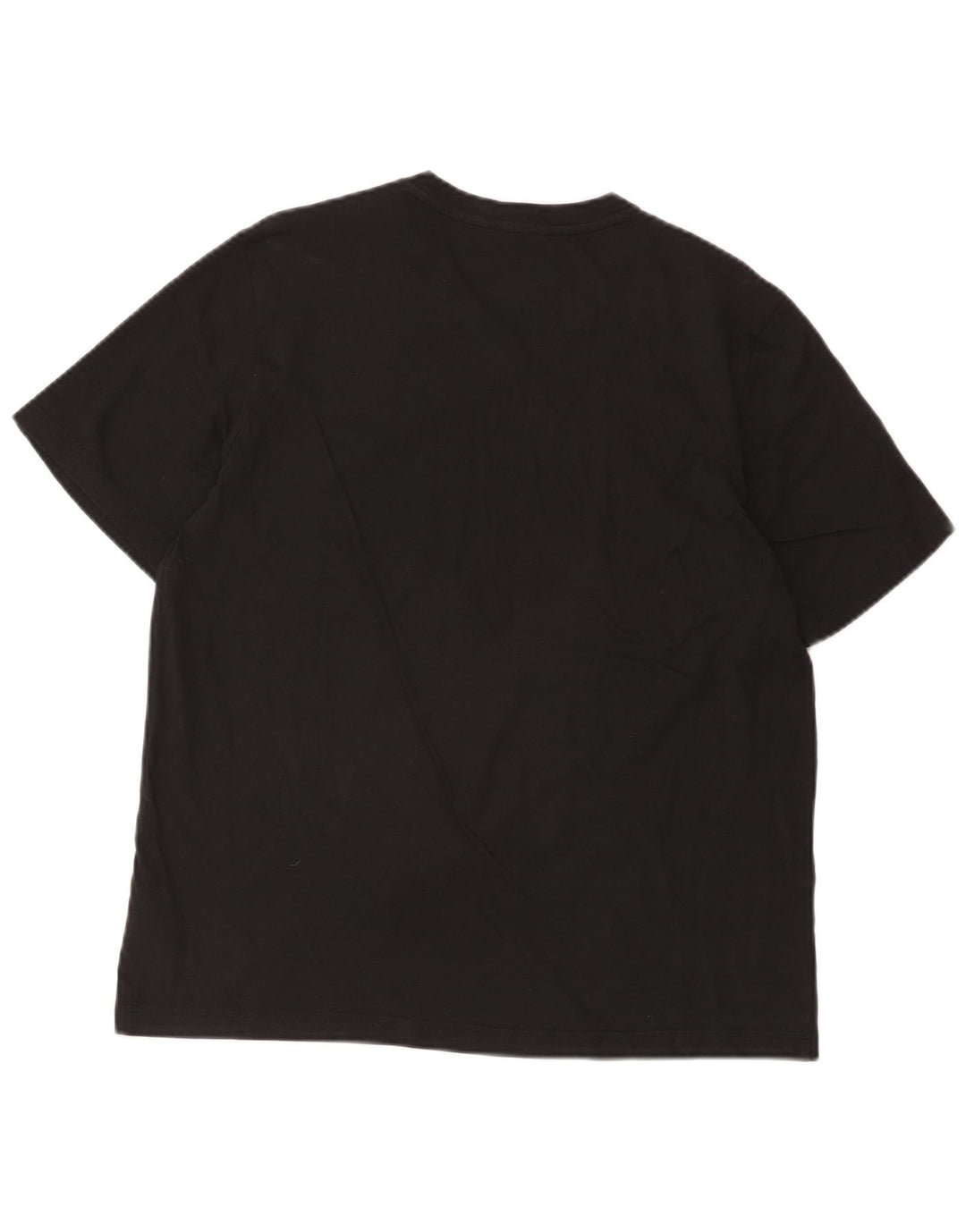 Adidas Mens Camiseta Top Grande Algodão Preto