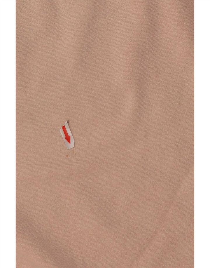 Champion feminino gráfico moletom jumper UK 14 médio algodão rosa
