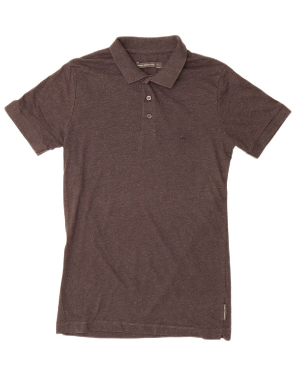 Camisa polo masculina French Connection algodão cinza pequeno