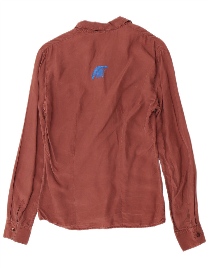 Camisa feminina Trussardi IT 42 marrom médio