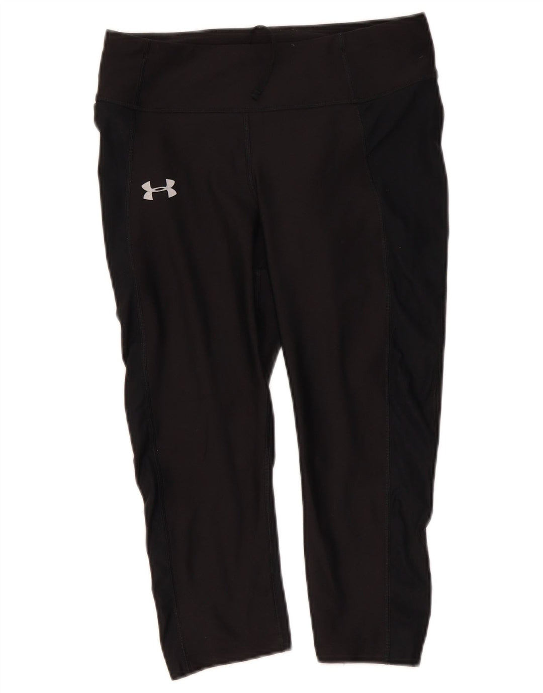 Under Armour Womens Heat Gear Capri Leggings Reino Unido 12 Poliéster Preto Médio
