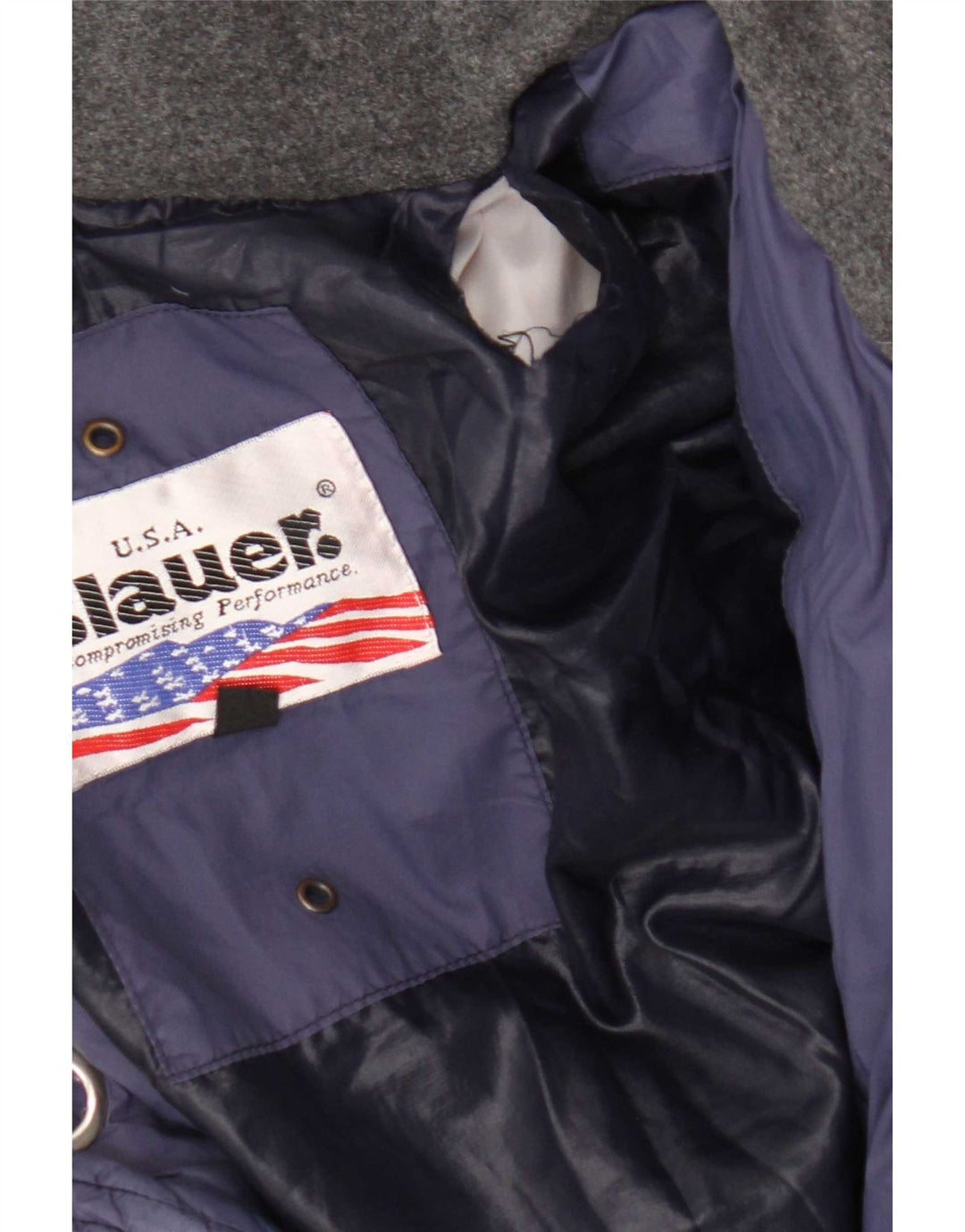 Jaqueta acolchoada masculina Blauer UK 38 poliamida azul marinho médio