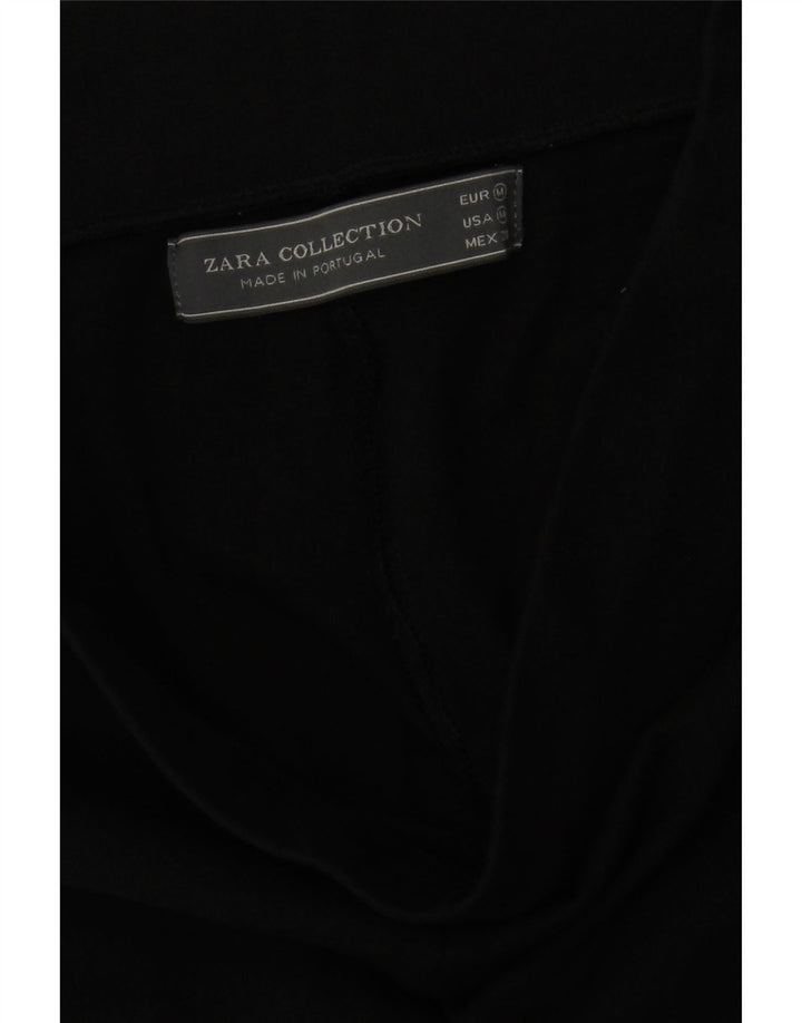 Calça de treino feminina Zara Joggers UK 12 médio preto