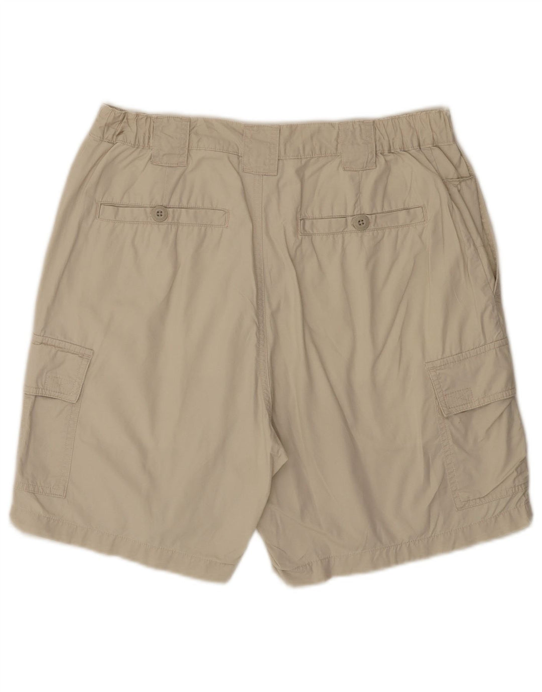 COLUMBIA Mens Cargo Shorts W32 Algodão Bege Médio