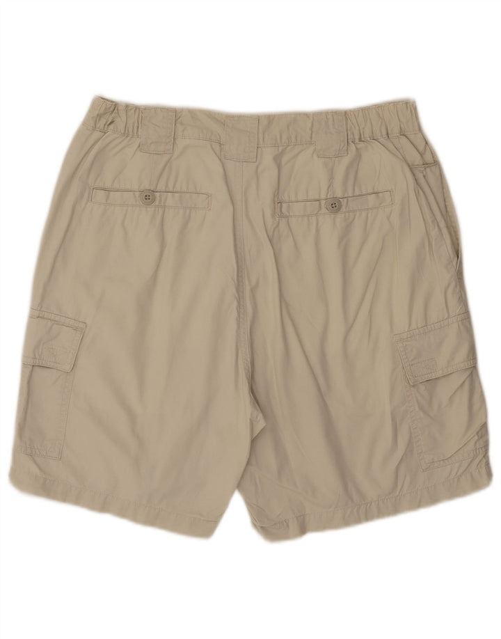 COLUMBIA Mens Cargo Shorts W32 Algodão Bege Médio