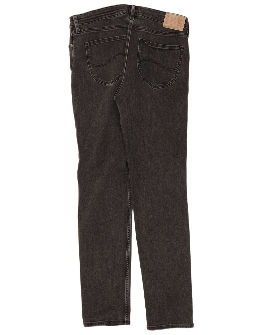 LEE Womens Elly Slim Jeans W33 L33 Cinza Algodão
