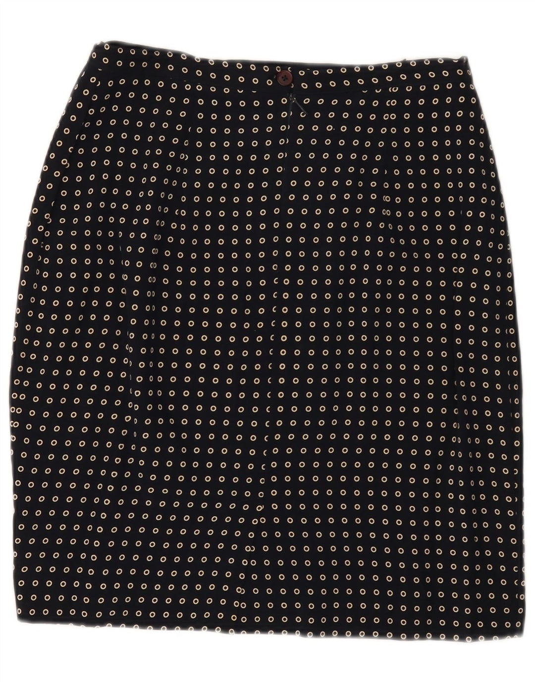 Conjunto de saia feminina SUPERIOR de 2 peças IT 44 médio W30 azul marinho manchado